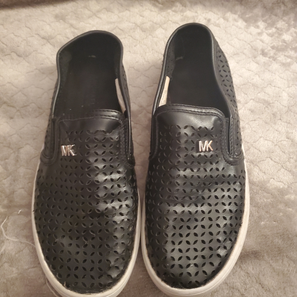 Michael's Kors Girls black shoes size 2